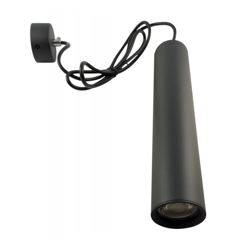 Підвісна люстра KARADON 1xGU10/30W/230V 29 см чорний