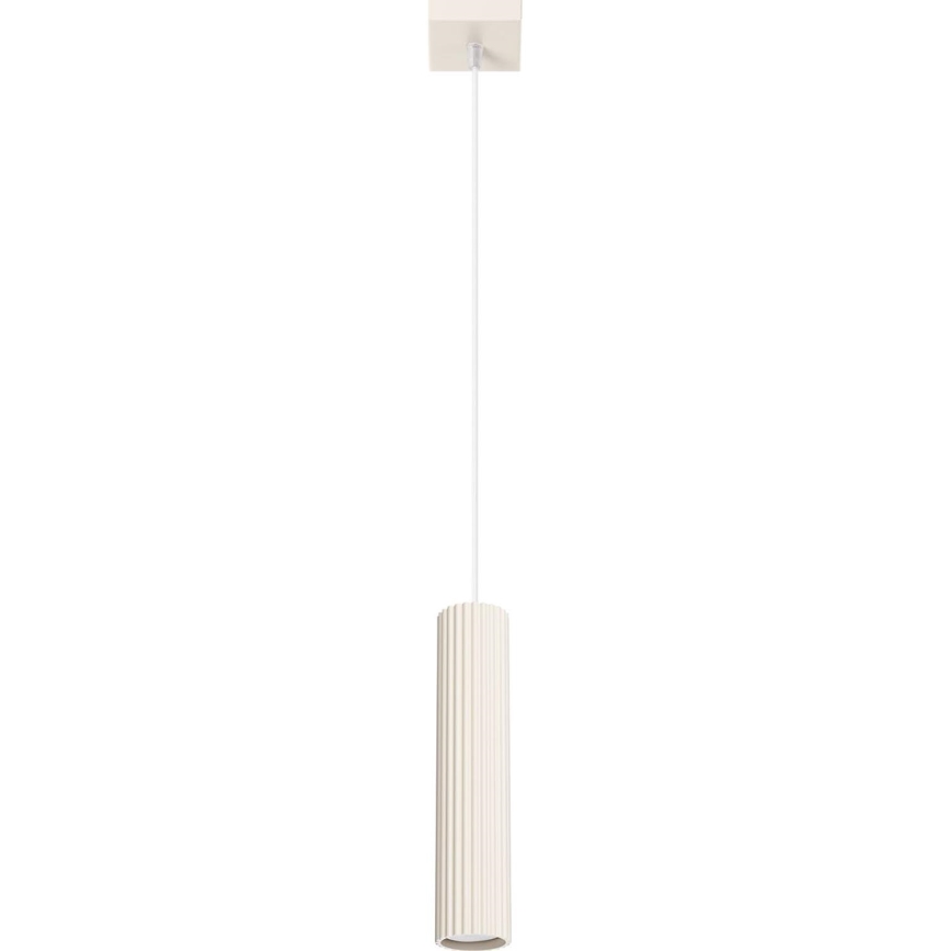 Підвісна люстра KARBON 1xGU10/10W/230V кремовий