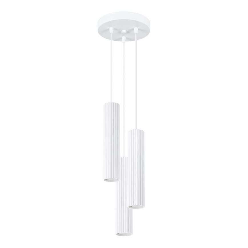 Підвісна люстра KARBON 3xGU10/10W/230V білий