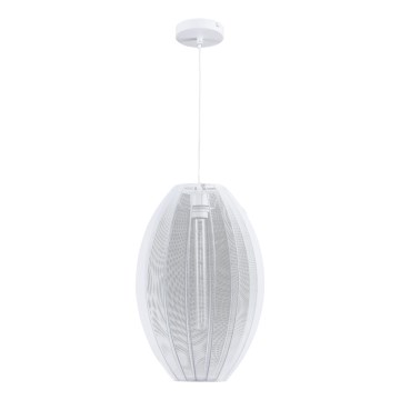 Підвісна люстра KAREI 1xE27/20W/230V діаметр 30 см білий