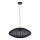 Підвісна люстра KINU 1xE27/20W/230V діаметр 50 см чорний