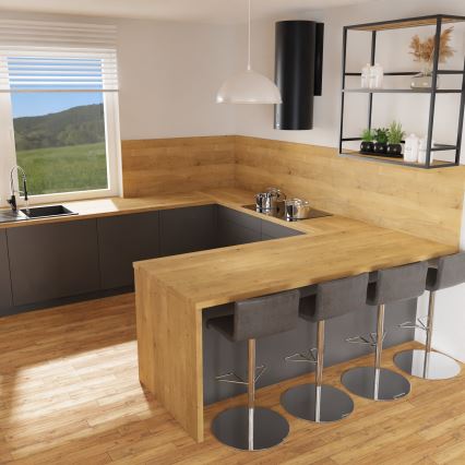 Підвісна люстра KITCHEN 1xE27/15W/230V білий