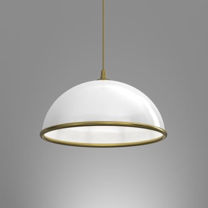 Підвісна люстра KITCHEN 1xE27/15W/230V білий/золотий