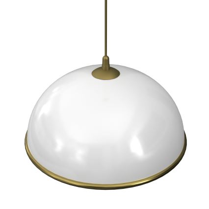 Підвісна люстра KITCHEN 1xE27/15W/230V білий/золотий