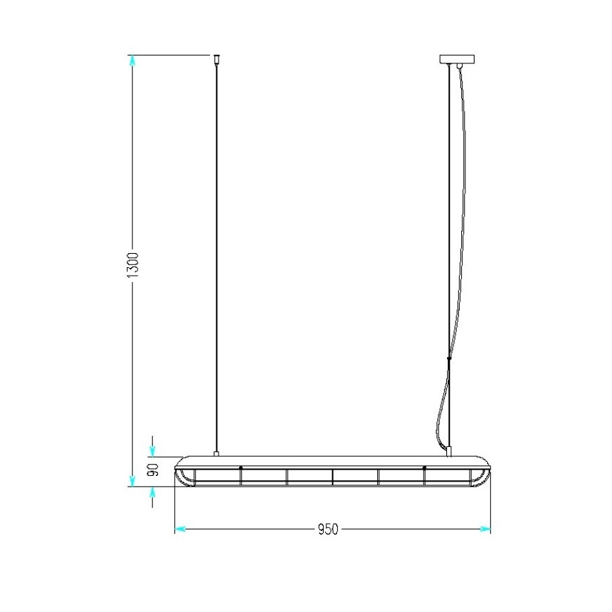 Підвісна люстра KJELD 3xE14/60W/230V