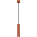 Підвісна люстра LAGOS 1xGU10/10W/230V червоний