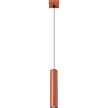 Підвісна люстра LAGOS 1xGU10/10W/230V червоний