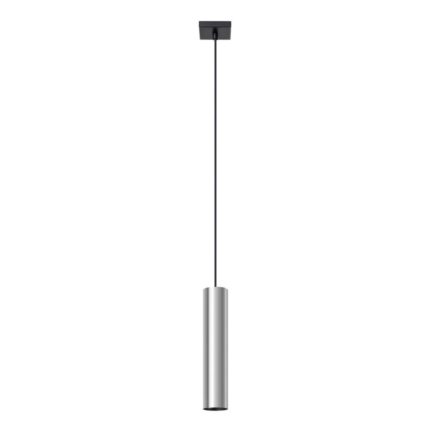 Підвісна люстра LAGOS 1xGU10/10W/230V глянцевий хром