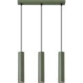 Підвісна люстра LAGOS 3xGU10/10W/230V зелений