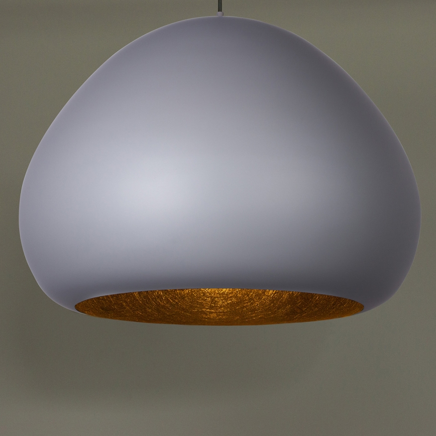 Підвісна люстра LAVA 1xE27/15W/230V сірий/чорний