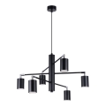 Підвісна люстра LEMMI 6xGU10/10W/230V чорний