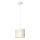Підвісна люстра LOFT SHADE 1xE27/60W/230V діаметр 18 см білий/золотий