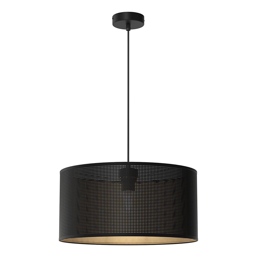 Підвісна люстра LOFT SHADE 1xE27/60W/230V діаметр 40 см чорний/золотий