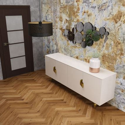 Підвісна люстра LOFT SHADE 1xE27/60W/230V діаметр 40 см чорний/золотий