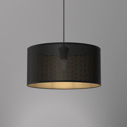 Підвісна люстра LOFT SHADE 1xE27/60W/230V діаметр 40 см чорний/золотий