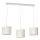 Підвісна люстра LOFT SHADE 3xE27/60W/230V білий/золотий