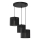 Підвісна люстра LOFT SHADE 3xE27/60W/230V чорний