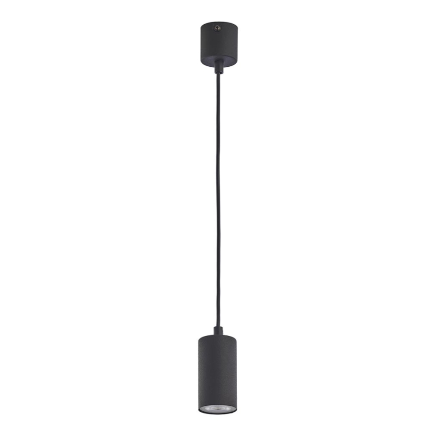 Підвісна люстра LOGAN BLACK 1xGU10/10W/230V