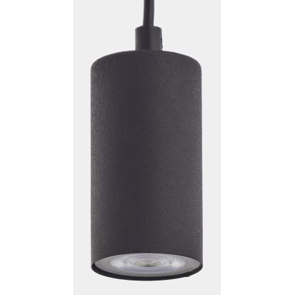 Підвісна люстра LOGAN BLACK 1xGU10/10W/230V