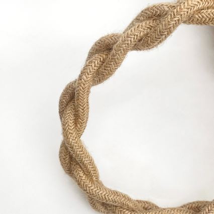 Підвісна люстра LOOMIS на тросі 3xE27/15W/230V 130 см бежева/дуб