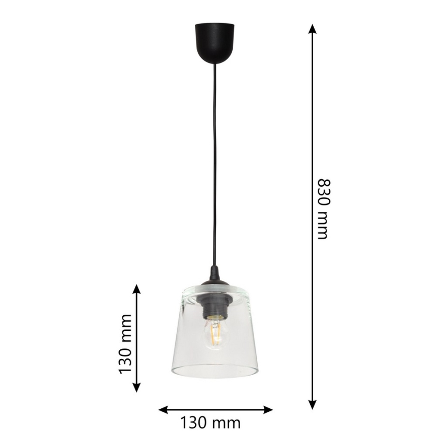 Підвісна люстра LUCEA 1xE27/15W/230V
