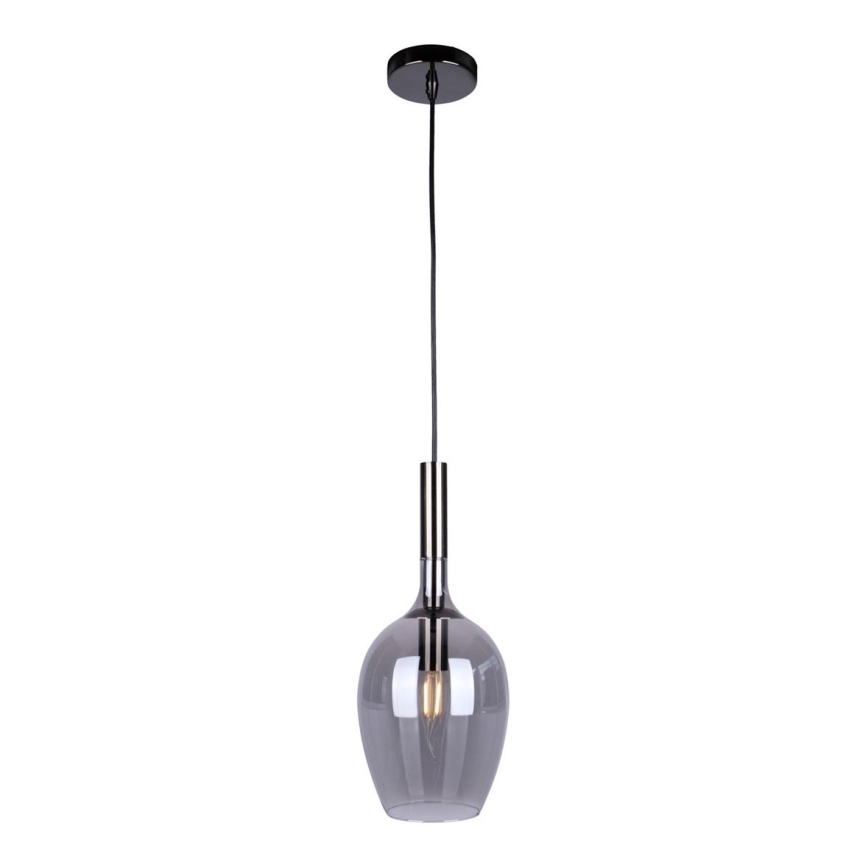 Підвісна люстра LUGANO 1xE14/40W/230V сірий