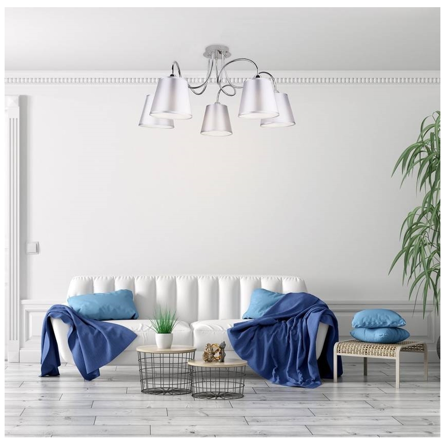 Підвісна люстра LUK 5xE14/40W/230V