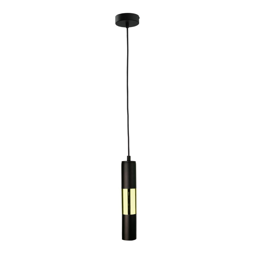 Підвісна люстра MAGNUMA 1xGU10/50W/230V чорний/золотий
