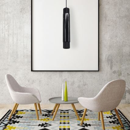 Підвісна люстра MARBLE 1xGU10/8W/230V чорний