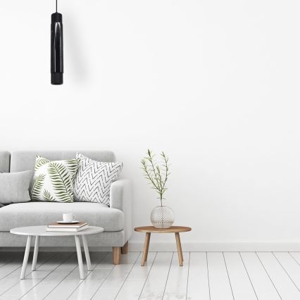 Підвісна люстра MARBLE 1xGU10/8W/230V чорний