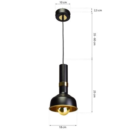 Підвісна люстра MARGO 1xE27/5,5W/230V