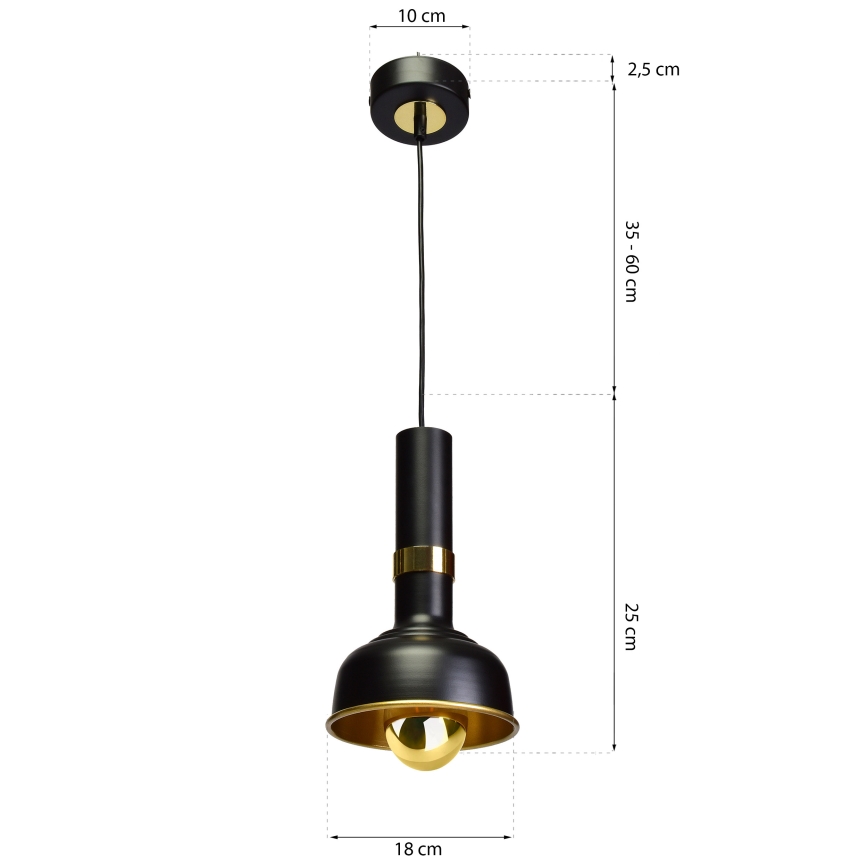 Підвісна люстра MARGO 1xE27/5,5W/230V