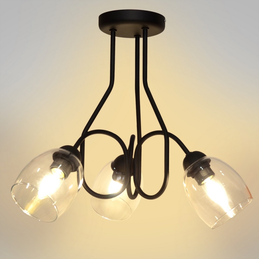 Підвісна люстра MARIETTA 3xE27/15W/230V