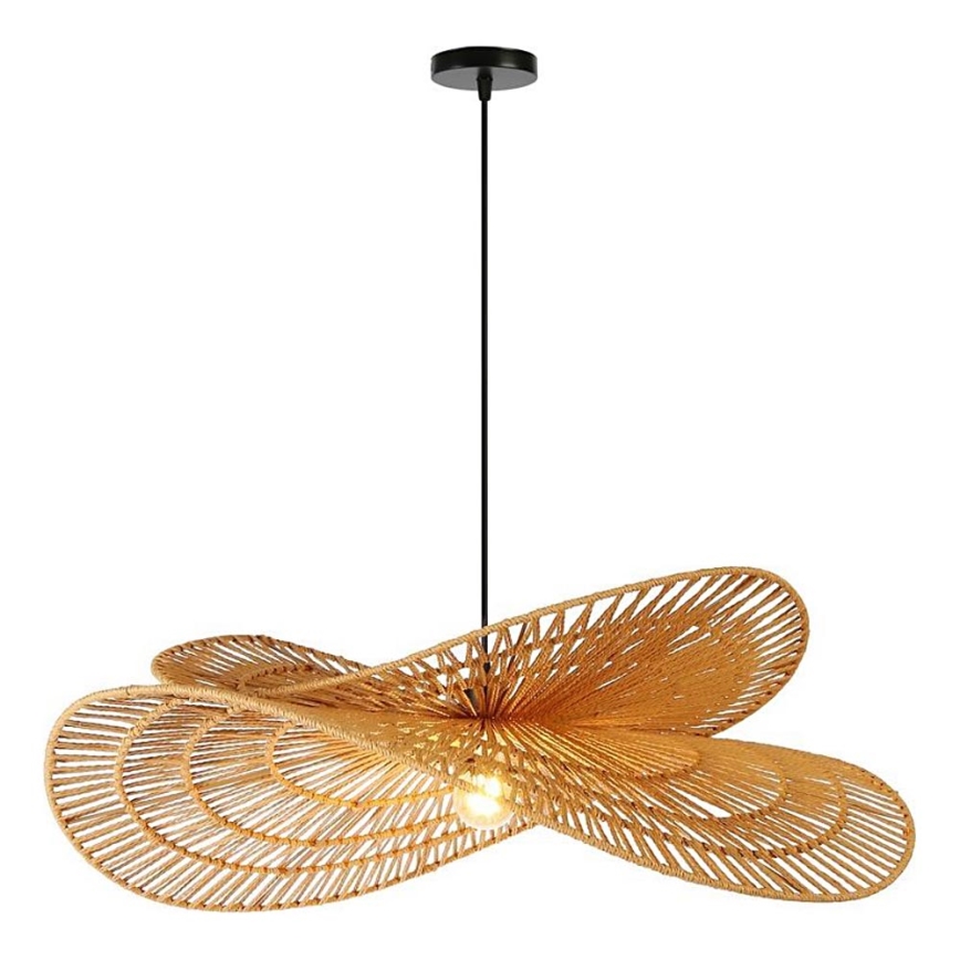Підвісна люстра MARIPOSA 1xE27/40W/230V діаметр 80 см джут