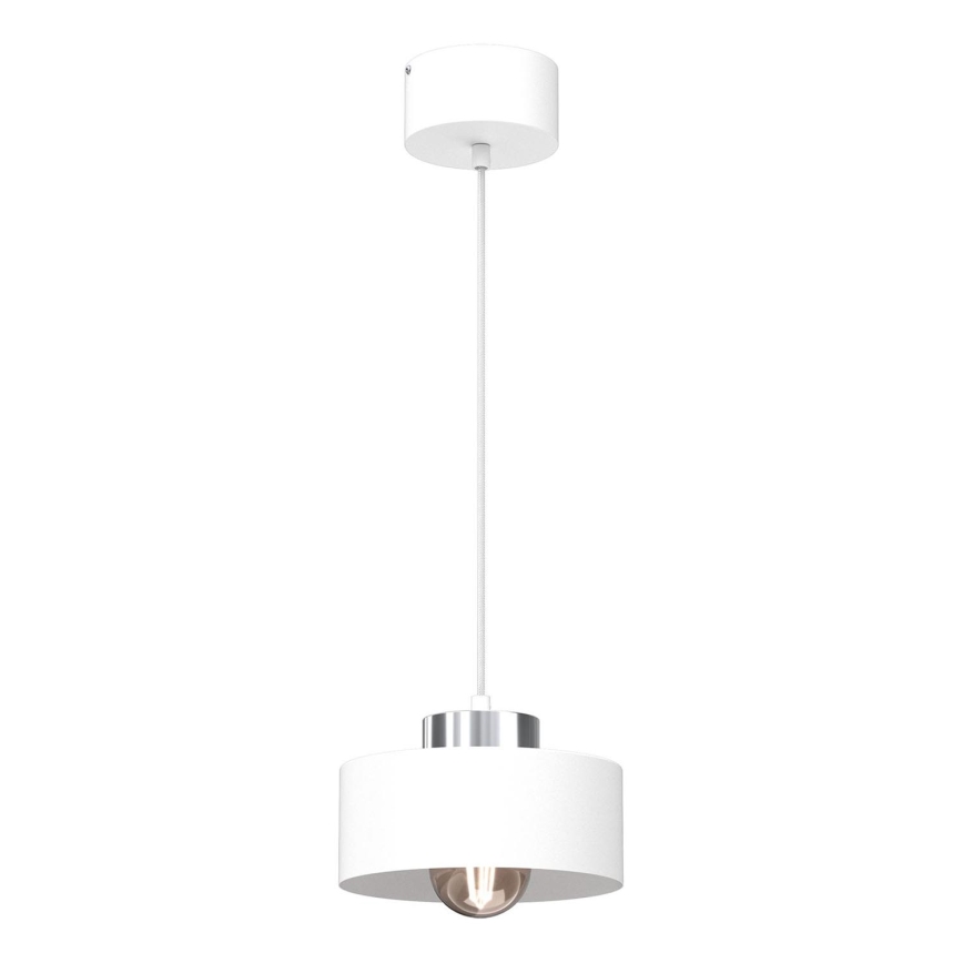 Підвісна люстра MARTI 1xE27/15W/230V білий/глянцевий хром
