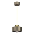 Підвісна люстра MARTI 1xE27/15W/230V латунь/золотий