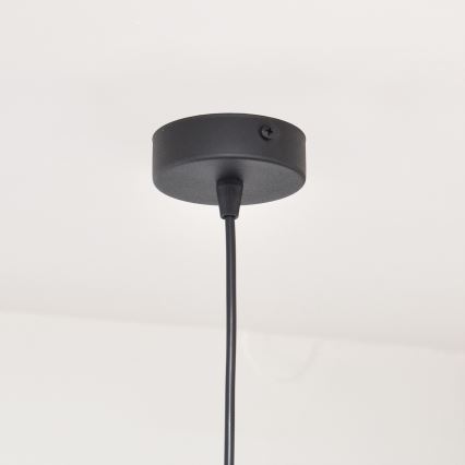 Підвісна люстра MELODY 1xE27/15W/230V чорний