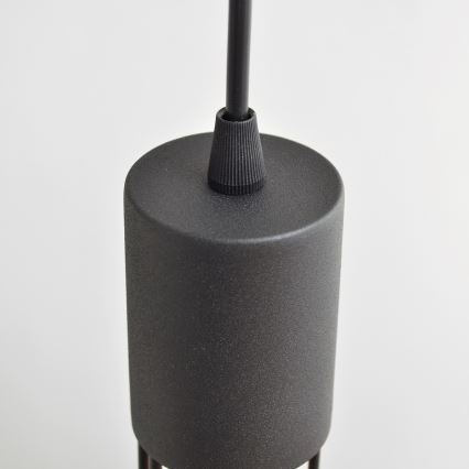 Підвісна люстра MELODY 3xE27/15W/230V чорний