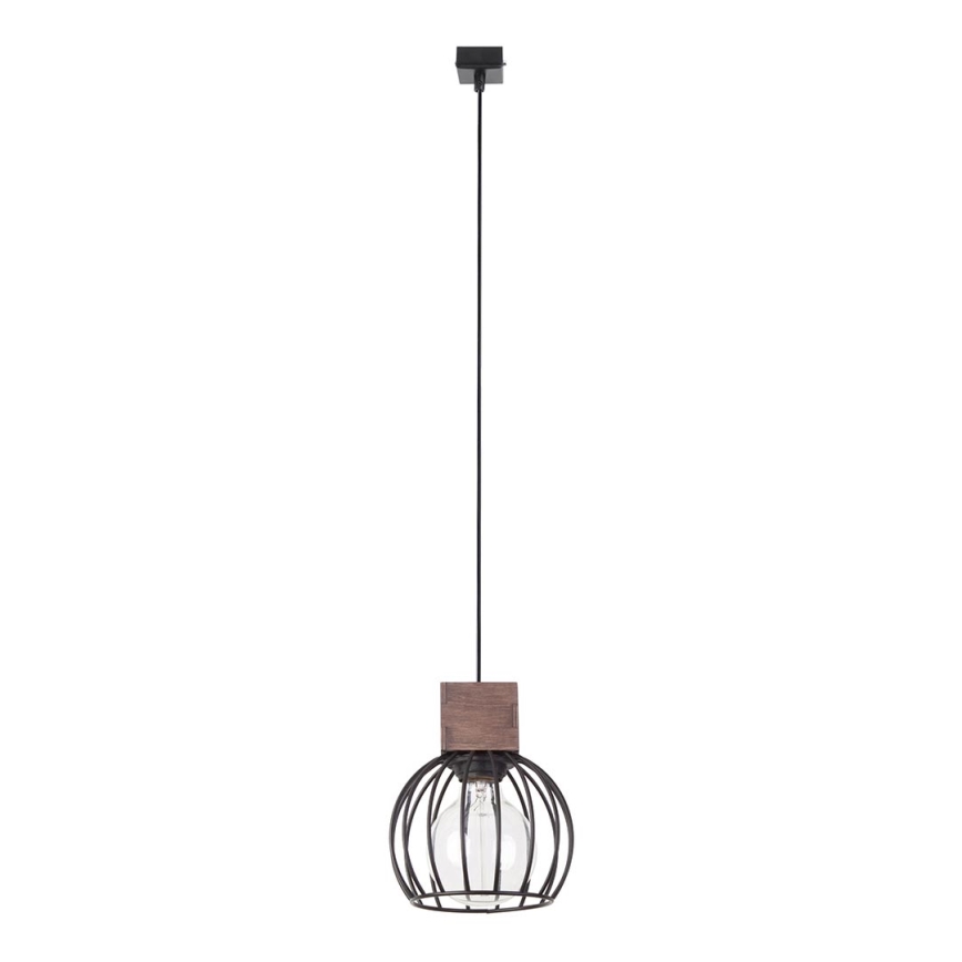 Підвісна люстра MILAN 1xE27/60W/230V дерево