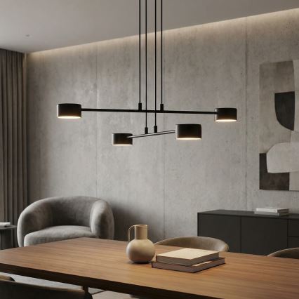 Підвісна люстра MODUS 4xGX53/10W/230V чорний