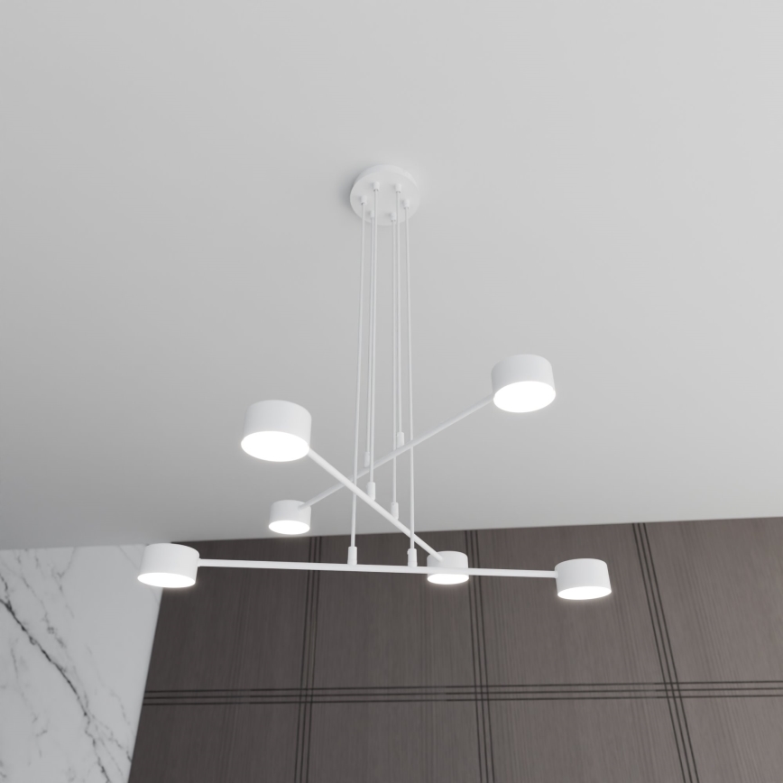 Підвісна люстра MODUS 6xGX53/10W/230V білий