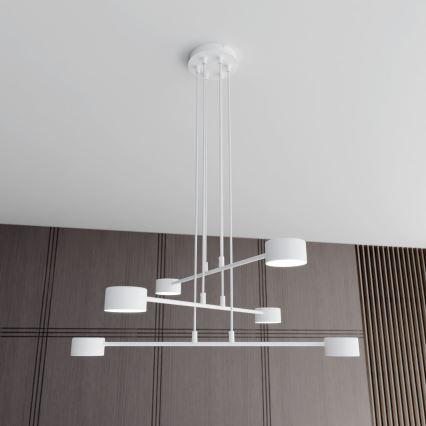 Підвісна люстра MODUS 6xGX53/10W/230V білий
