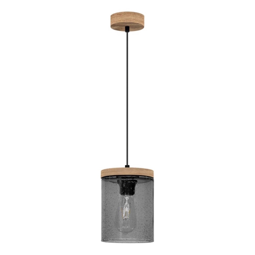Підвісна люстра MONSUN 1xE27/60W/230V сосна