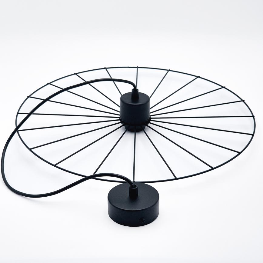 Підвісна люстра MONTANA 1xE27/15W/230V діаметр 45 см чорний