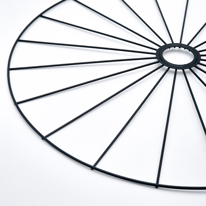 Підвісна люстра MONTANA 1xE27/15W/230V діаметр 45 см чорний