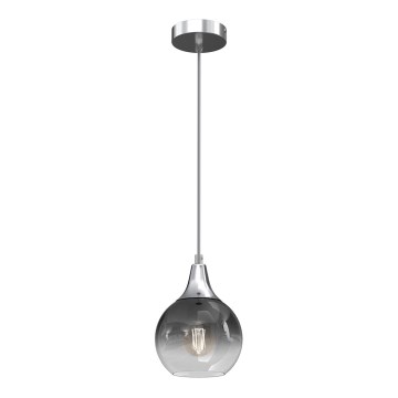 Підвісна люстра MONTE 1xE27/60W/230V діаметр 15 см матовий хром