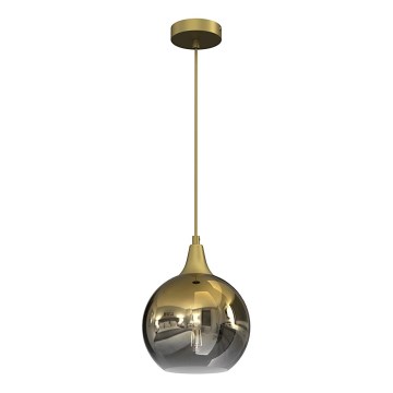 Підвісна люстра MONTE 1xE27/60W/230V діаметр 20 cm золотий
