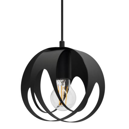 Підвісна люстра MOONLIGHT 3xE27/15W/230V чорний