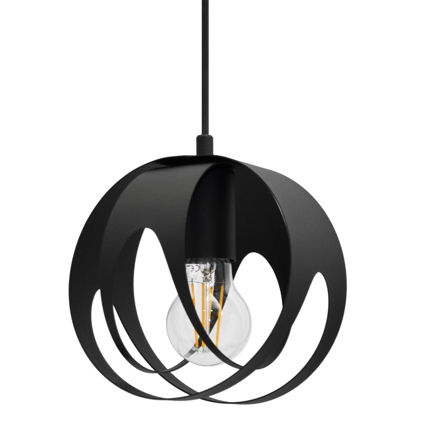 Підвісна люстра MOONLIGHT 3xE27/15W/230V чорний
