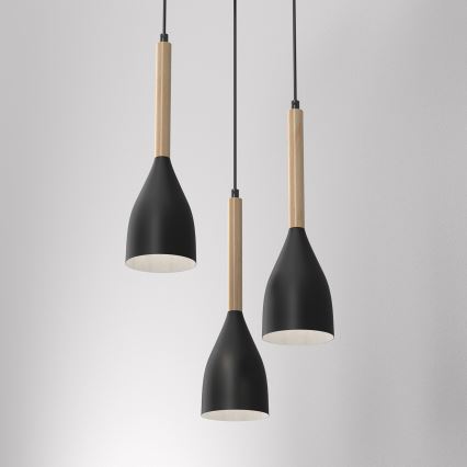 Підвісна люстра MUZA 3xE27/60W/230V кругла форма